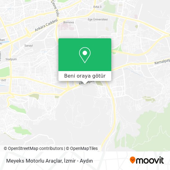 Meyeks Motorlu Araçlar harita