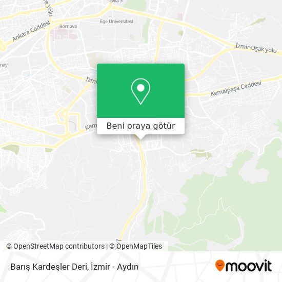 Barış Kardeşler Deri harita
