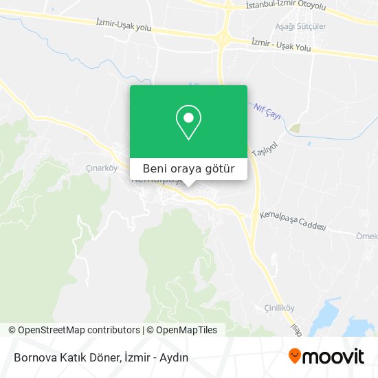 Bornova Katık Döner harita