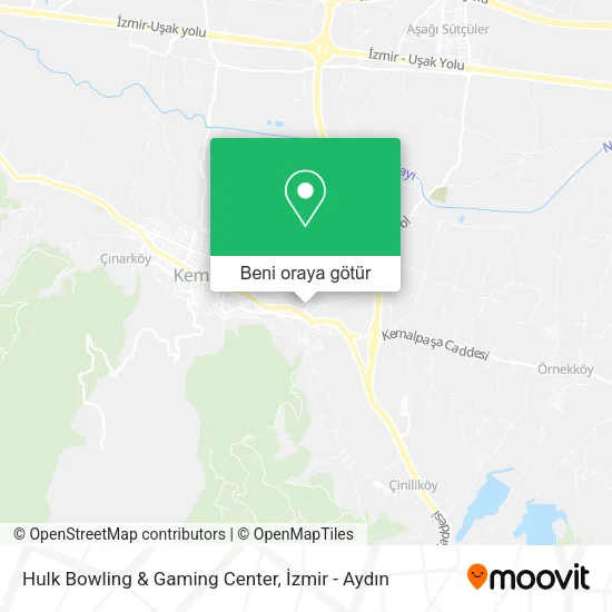 Hulk Bowling & Gaming Center harita