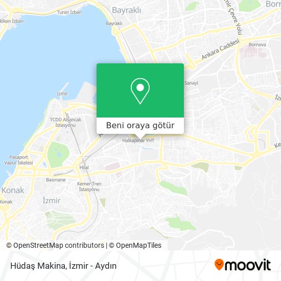Hüdaş Makina harita