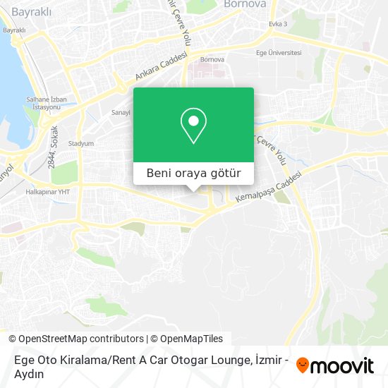 Ege Oto Kiralama / Rent A Car Otogar Lounge harita