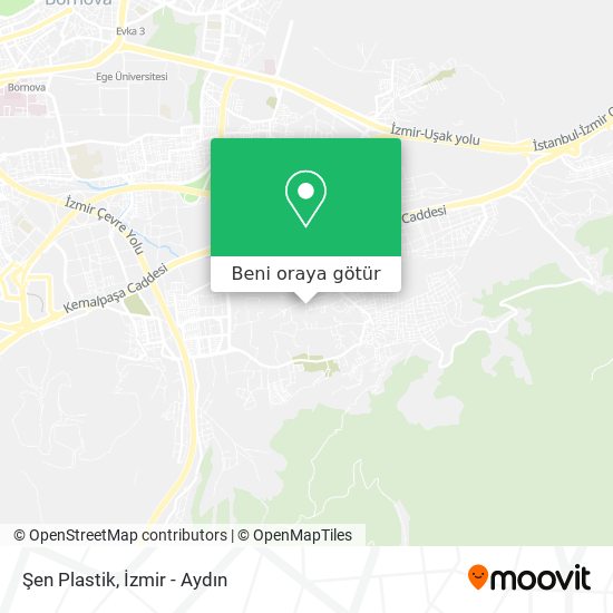 Şen Plastik harita