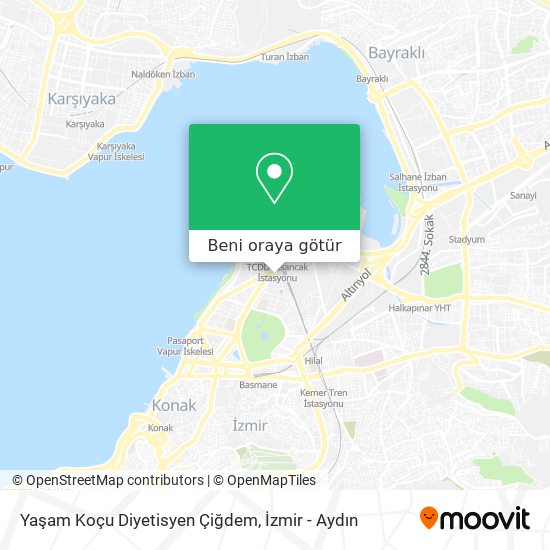 Yaşam Koçu Diyetisyen Çiğdem harita