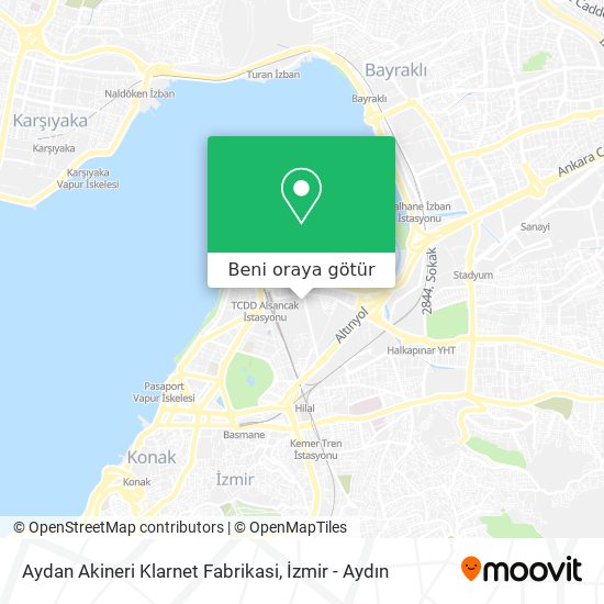 Aydan Akineri Klarnet Fabrikasi harita