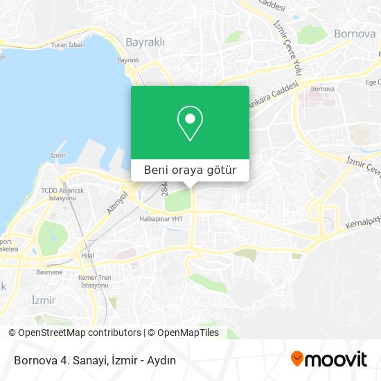 Bornova 4. Sanayi harita