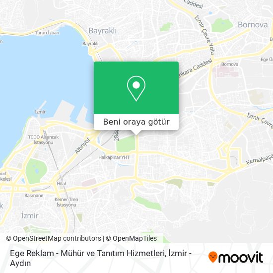 Ege Reklam - Mühür ve Tanıtım Hizmetleri harita