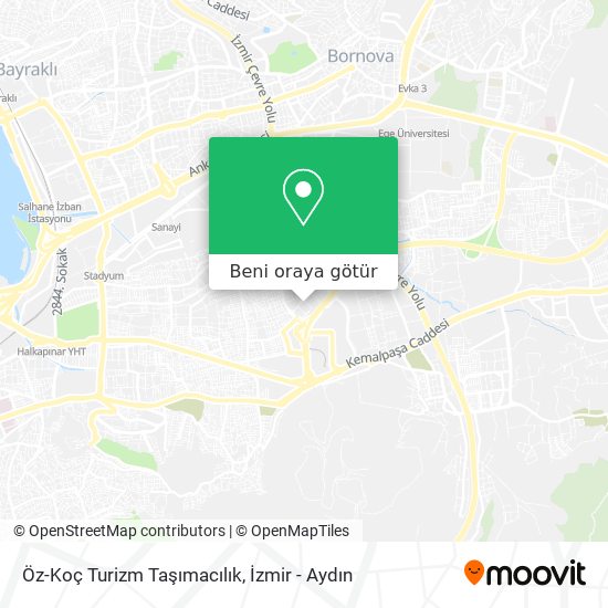 Öz-Koç Turizm Taşımacılık harita