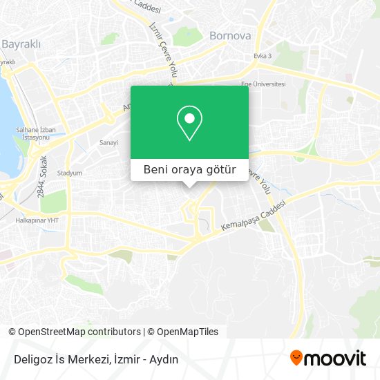 Deligoz İs Merkezi harita