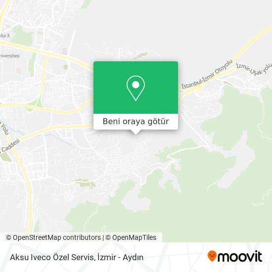 Aksu Iveco Özel Servis harita