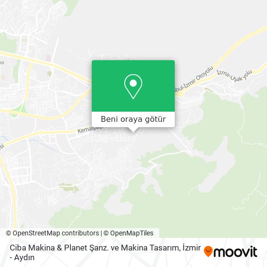 Ciba Makina & Planet Şanz. ve Makina Tasarım harita