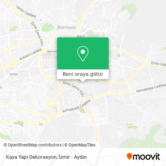 Kaya Yapı Dekorasyon harita