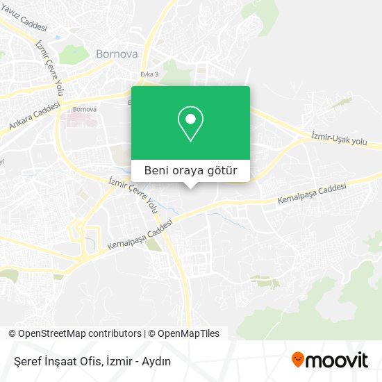 Şeref İnşaat Ofis harita