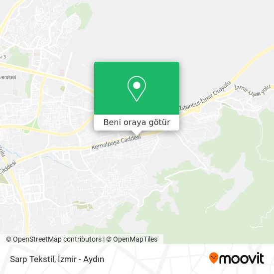 Sarp Tekstil harita