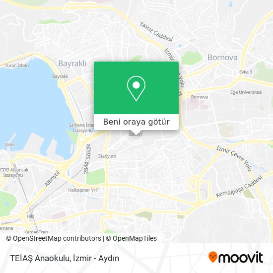 TEİAŞ Anaokulu harita