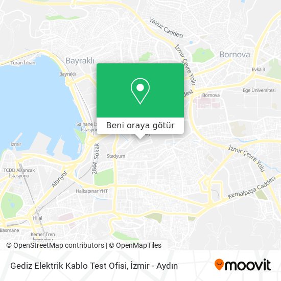 Gediz Elektrik Kablo Test Ofisi harita