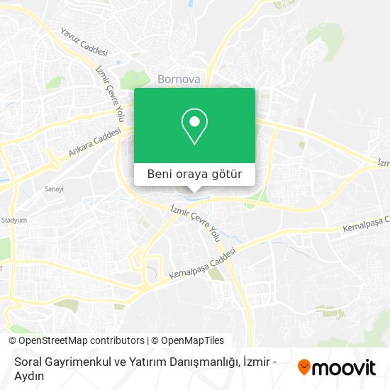 Soral Gayrimenkul ve Yatırım Danışmanlığı harita