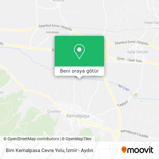 Bim Kemalpasa Cevre Yolu harita