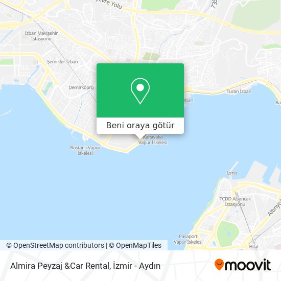 Almira Peyzaj &Car Rental harita