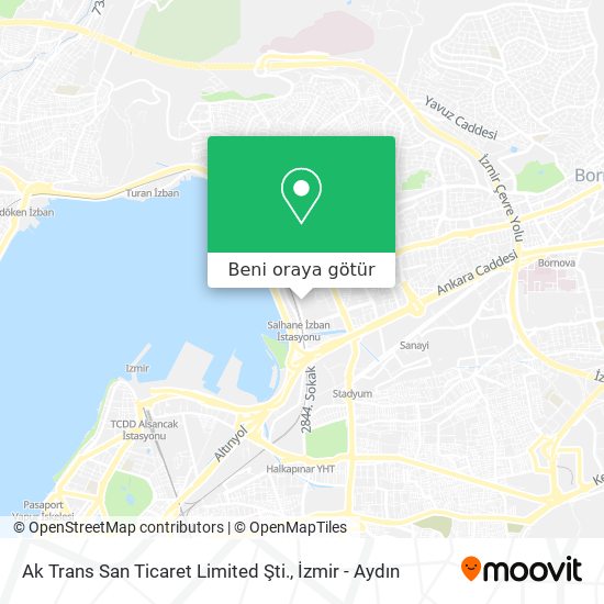 Ak Trans San Ticaret Limited Şti. harita
