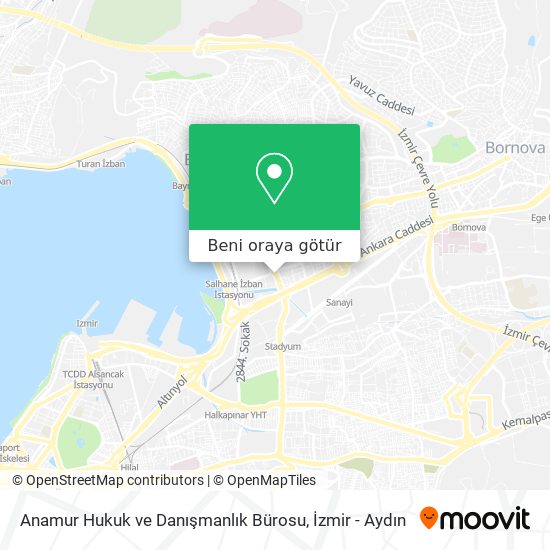 Anamur Hukuk ve Danışmanlık Bürosu harita