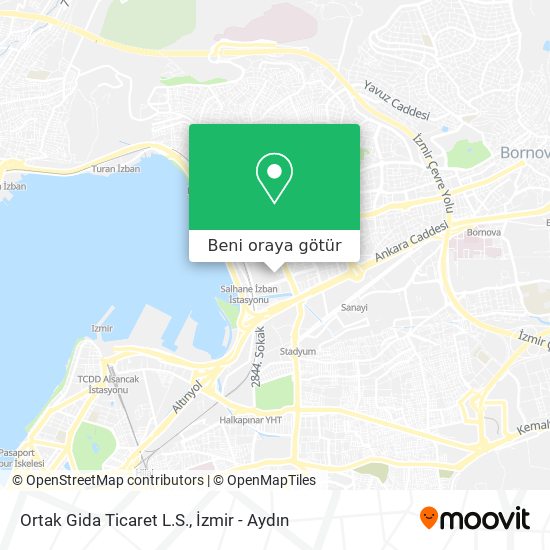 Ortak Gida Ticaret L.S. harita
