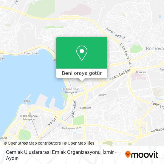 Cemlak Uluslararası Emlak Organizasyonu harita