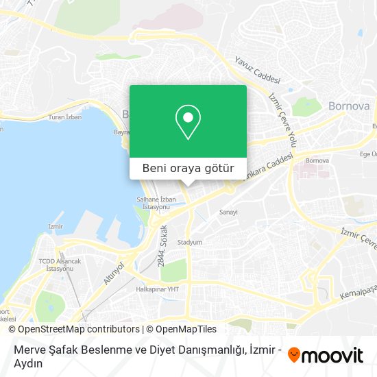 Merve Şafak Beslenme ve Diyet Danışmanlığı harita