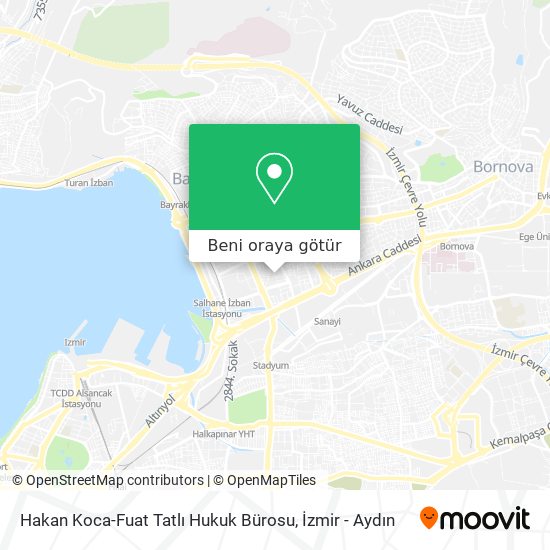 Hakan Koca-Fuat Tatlı Hukuk Bürosu harita