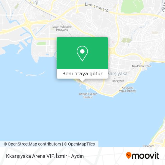 Kkarşıyaka Arena VIP harita