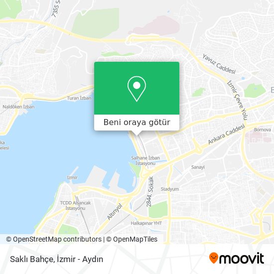Saklı Bahçe harita