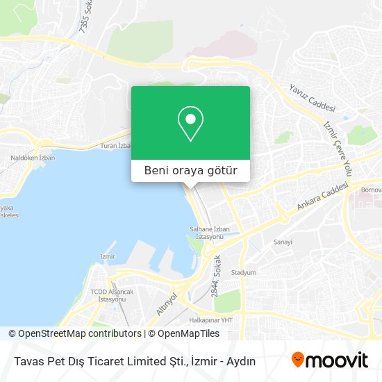 Tavas Pet Dış Ticaret Limited Şti. harita