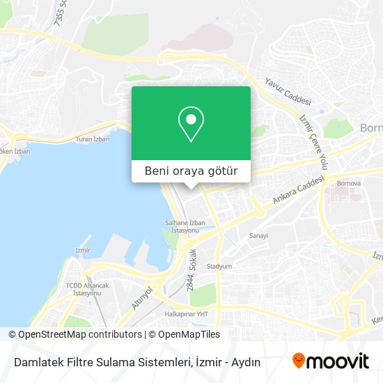 Damlatek Filtre Sulama Sistemleri harita