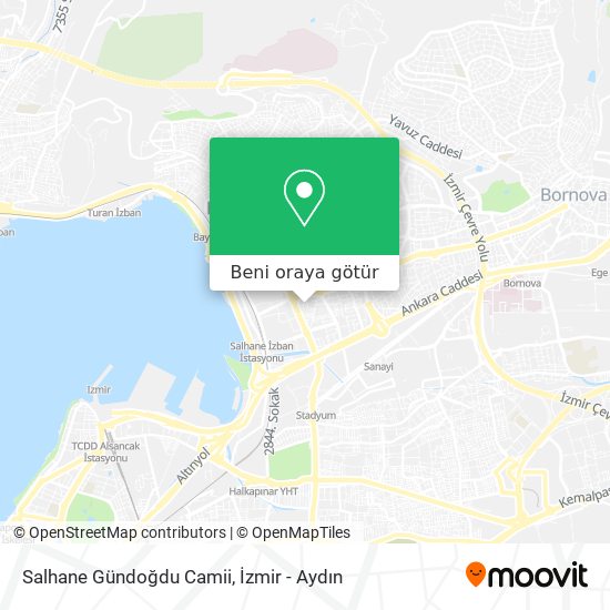 Salhane Gündoğdu Camii harita