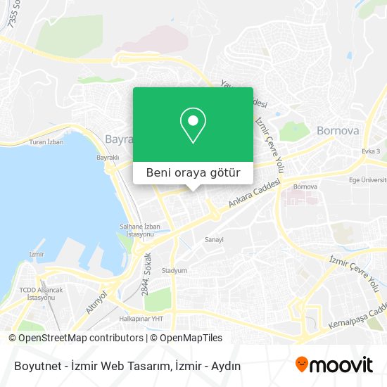 Boyutnet - İzmir Web Tasarım harita