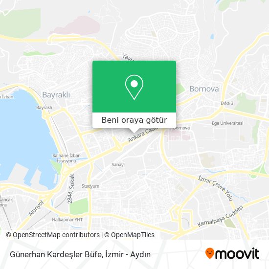 Günerhan Kardeşler Büfe harita