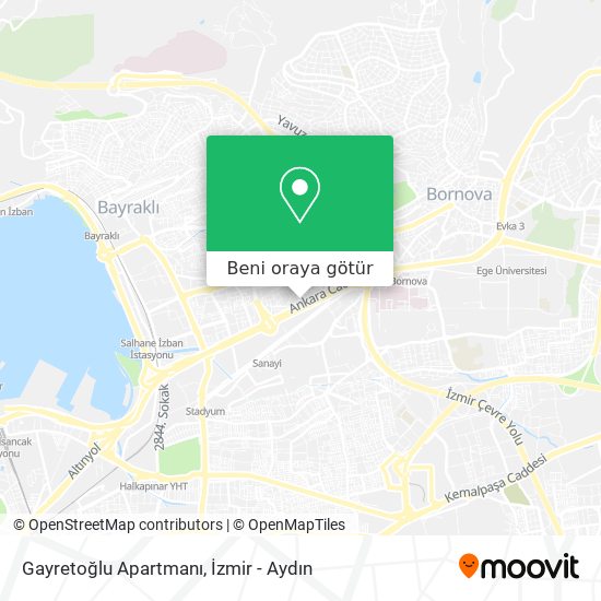 Gayretoğlu Apartmanı harita