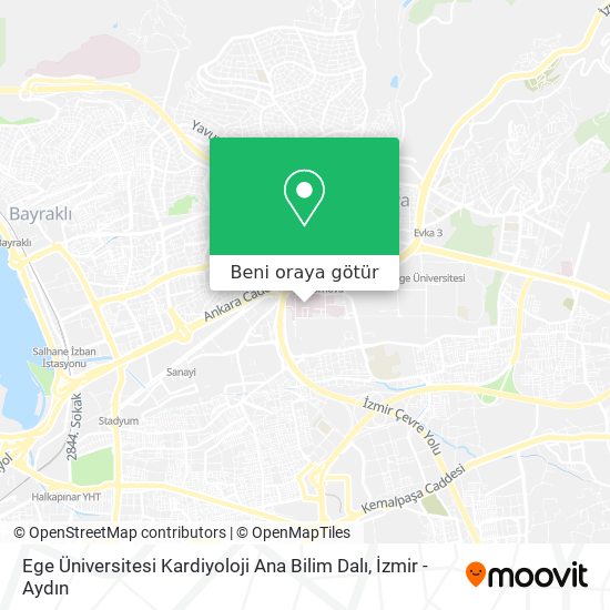 Ege Üniversitesi Kardiyoloji Ana Bilim Dalı harita