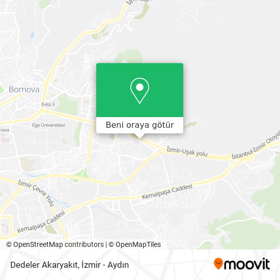 Dedeler Akaryakıt harita