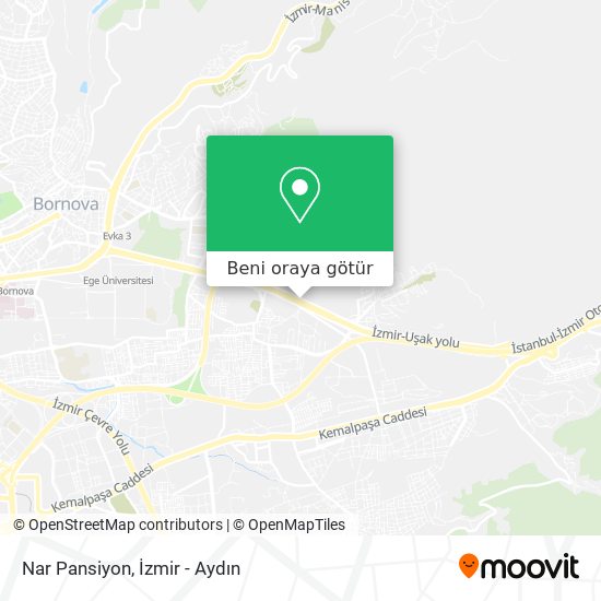 Nar Pansiyon harita