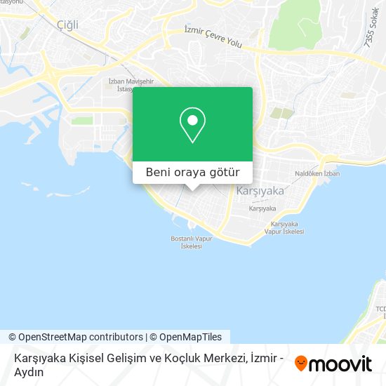 Karşıyaka Kişisel Gelişim ve Koçluk Merkezi harita