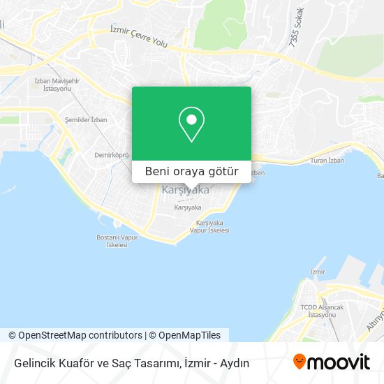 Gelincik Kuaför ve Saç Tasarımı harita