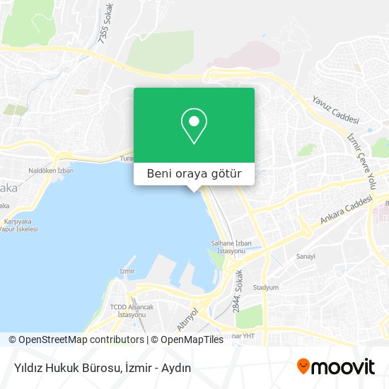 Yıldız Hukuk Bürosu harita
