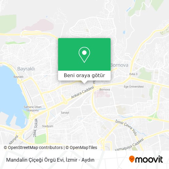 Mandalin Çiçeği Örgü Evi harita