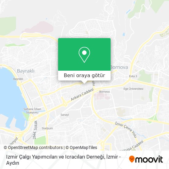 Izmir Çalgı Yapımcıları ve Icracıları Derneği harita
