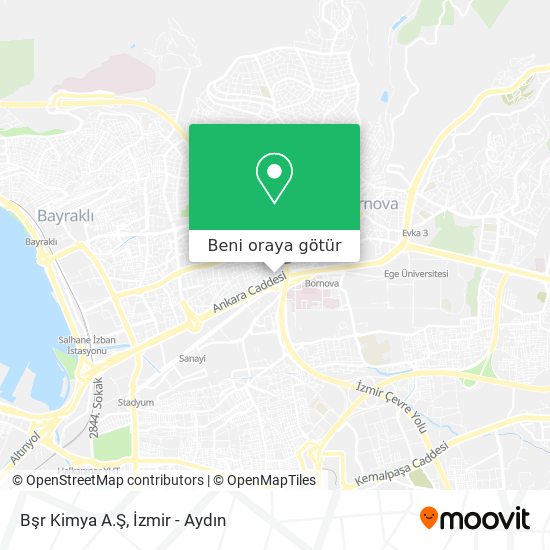 Bşr Kimya A.Ş harita