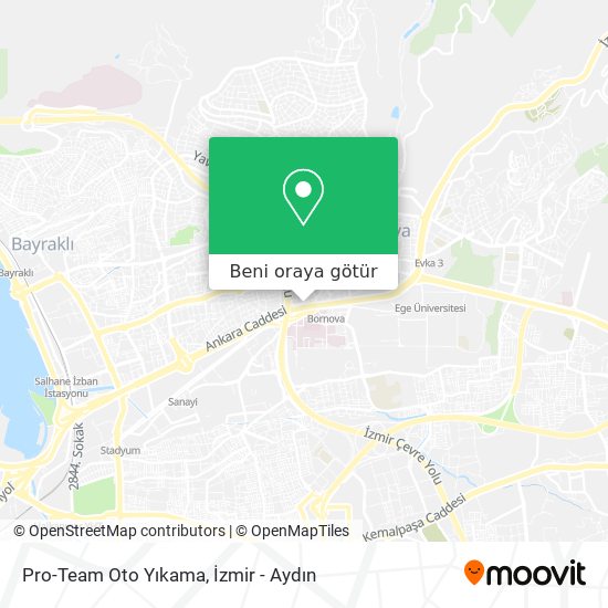Pro-Team Oto Yıkama harita