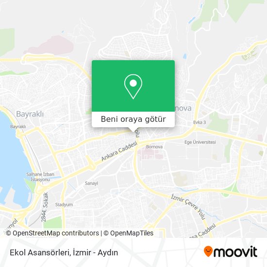 Ekol Asansörleri harita