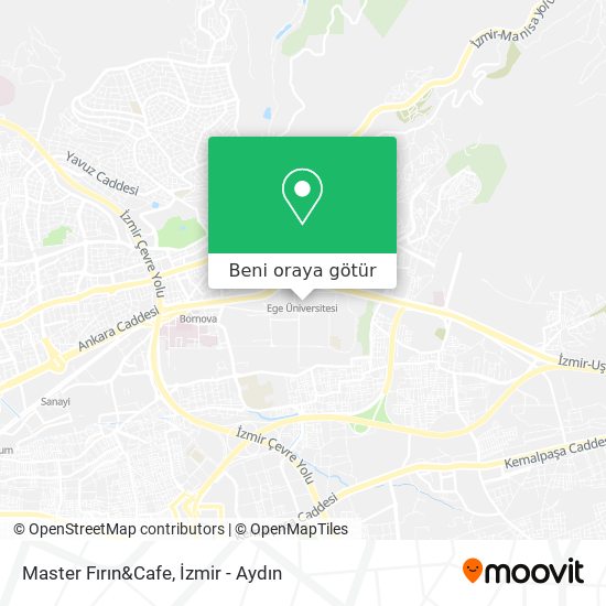Master Fırın&Cafe harita