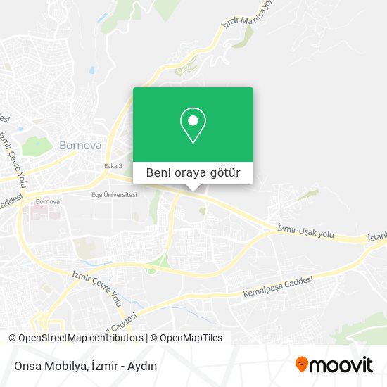 Onsa Mobilya harita